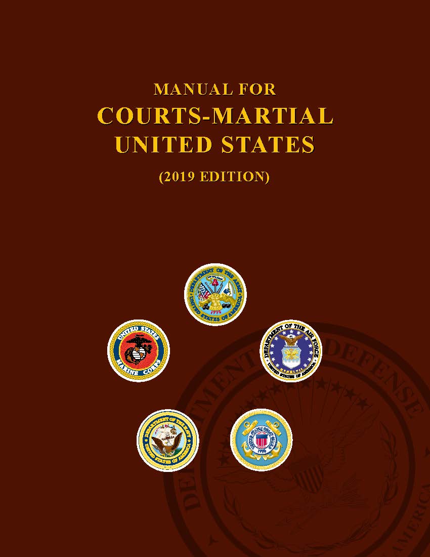 Joint Service Committee on Military Justice > Military Law > Current